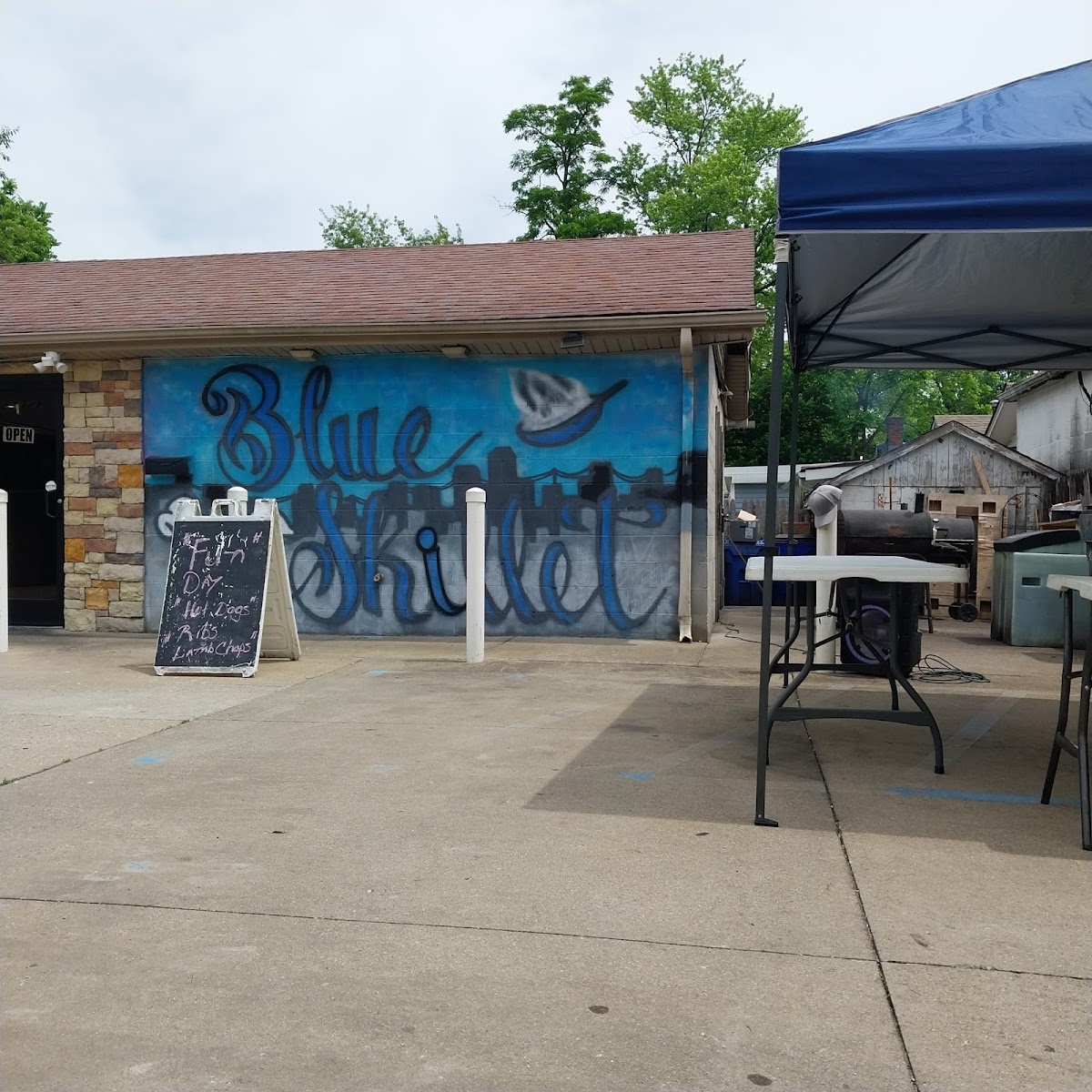 Blue Skillet
